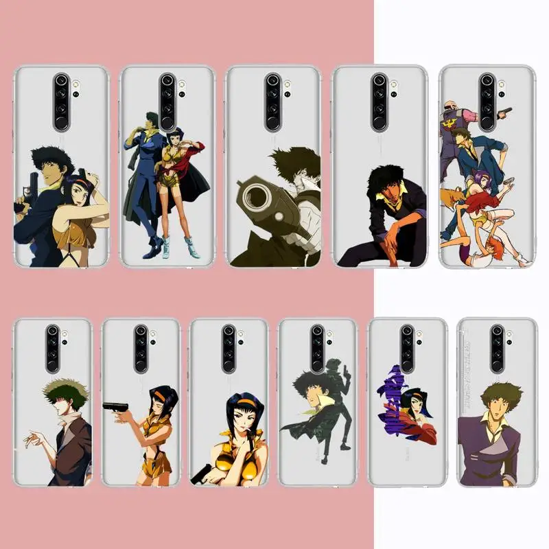 

MaiYaCa Cowboy Bebop Phone Case for Samsung A51 A52 A71 A12 for Redmi 7 9 9A for Huawei Honor8X 10i Clear Case