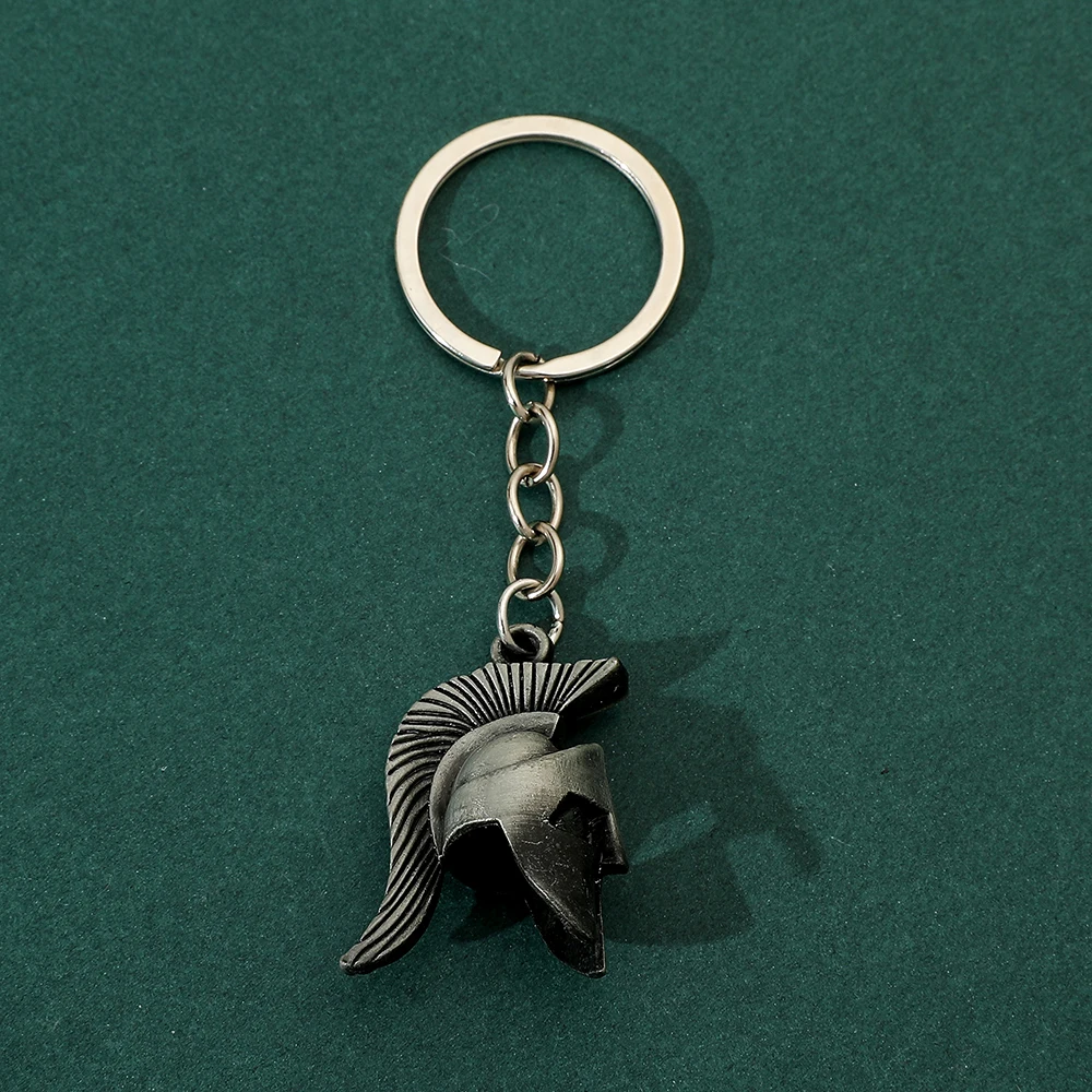 Ретро спартанский шлем кулон брелок модный тренд рюкзак для мужчин женщин