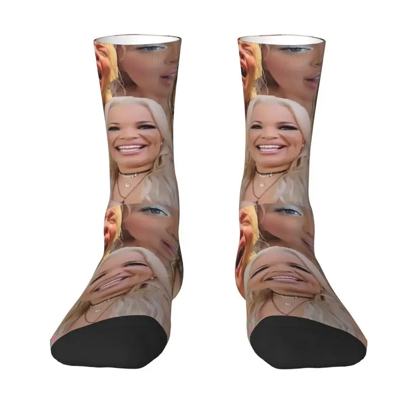 

YouTuber Singer Trisha Paytas Men Women Crew Socks Unisex Funny Fancypaytas Spring Summer Autumn Winter Dress Socks