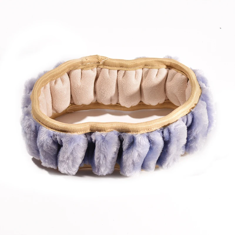 Мягкий Байковый Пружинный Чехол На Руль Зимние Теплые Автомобильные Аксессуары