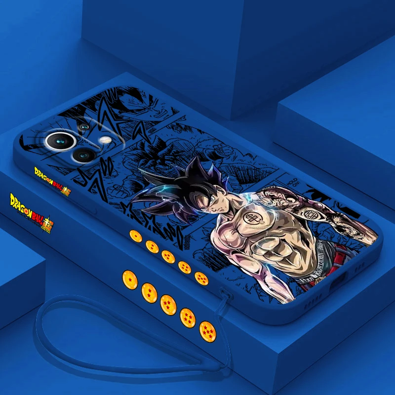Чехол для телефона D-Dragon Balls Xiaomi 14 13 12 11 10 T Pro Ultra Lite 5G жидкая левая веревка мягкий