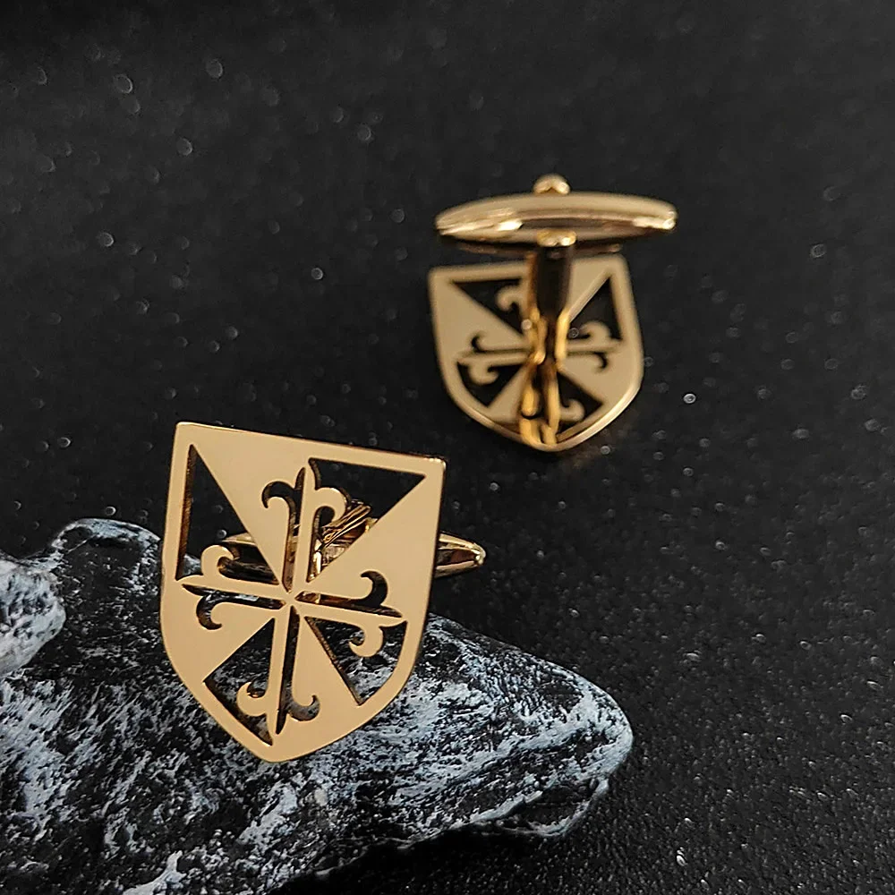 Высококачественные мужские запонки с якорем индивидуальные деловые Запонки для