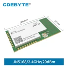 JN5168 Zigbee CDEBYTE E75-2G4M20S 2,4 ГГц 100 мВт беспроводной передатчик приемник SMD 20dBm PCB IPEX 2,4 ГГц радиочастотный модуль приемопередатчика