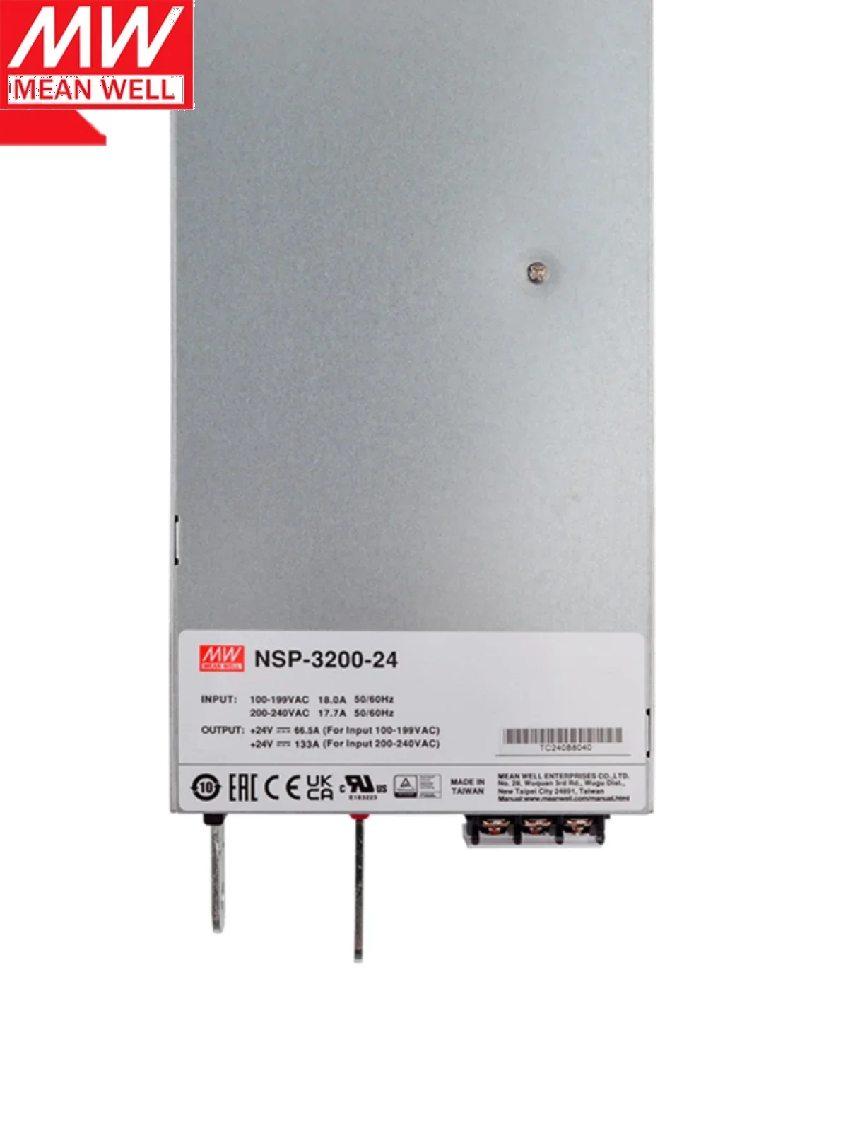 NSP - 3200-24/48 в Тайвань импульсный источник питания Mingwei с выходной мощностью 3200 Вт
