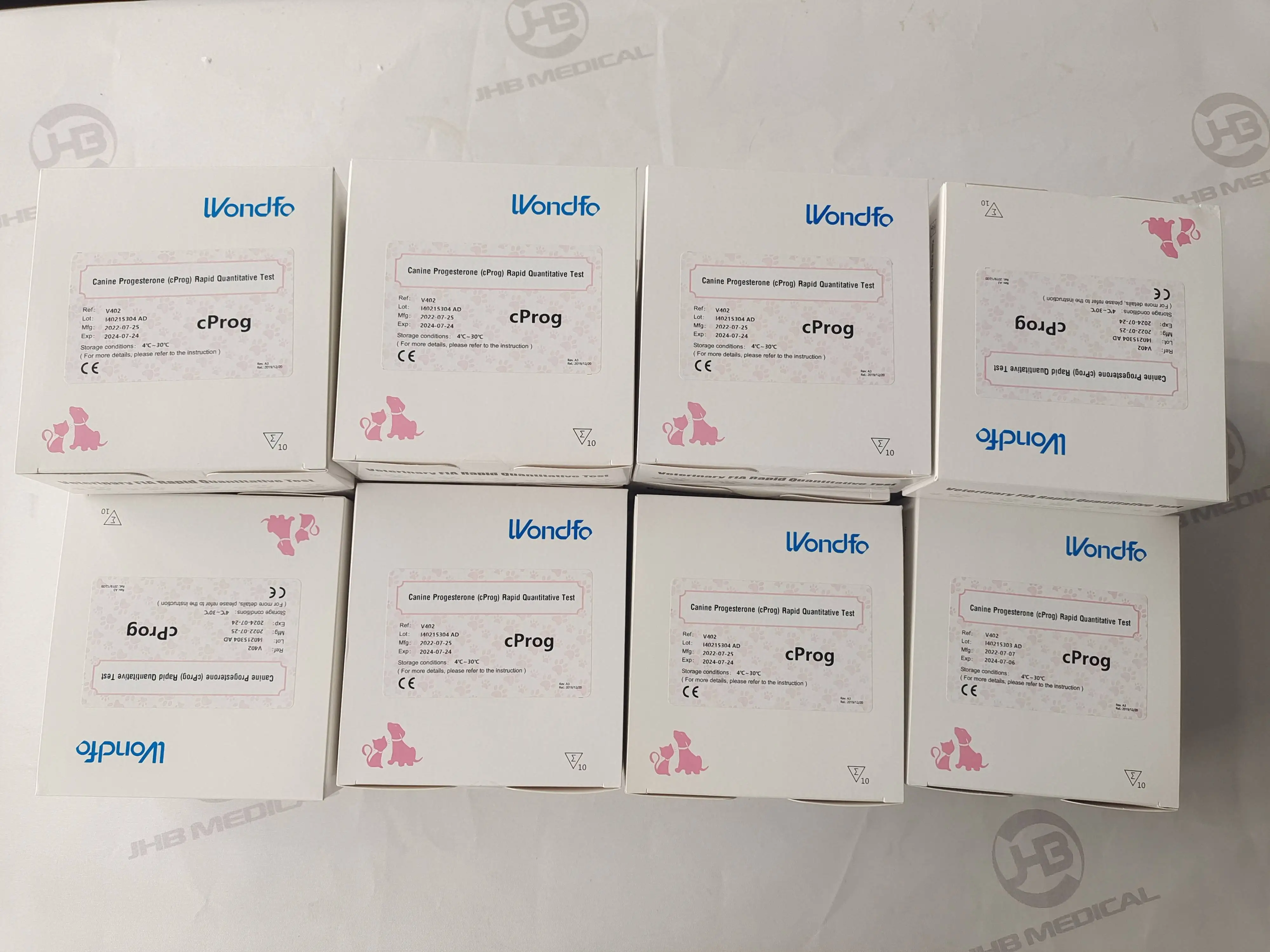 Фото Тест-набор Wondfo Vet Progesterone для определения прогестерона у собак, анализатор Finecare Dog Analyzer Canine Prog(cProg) №2