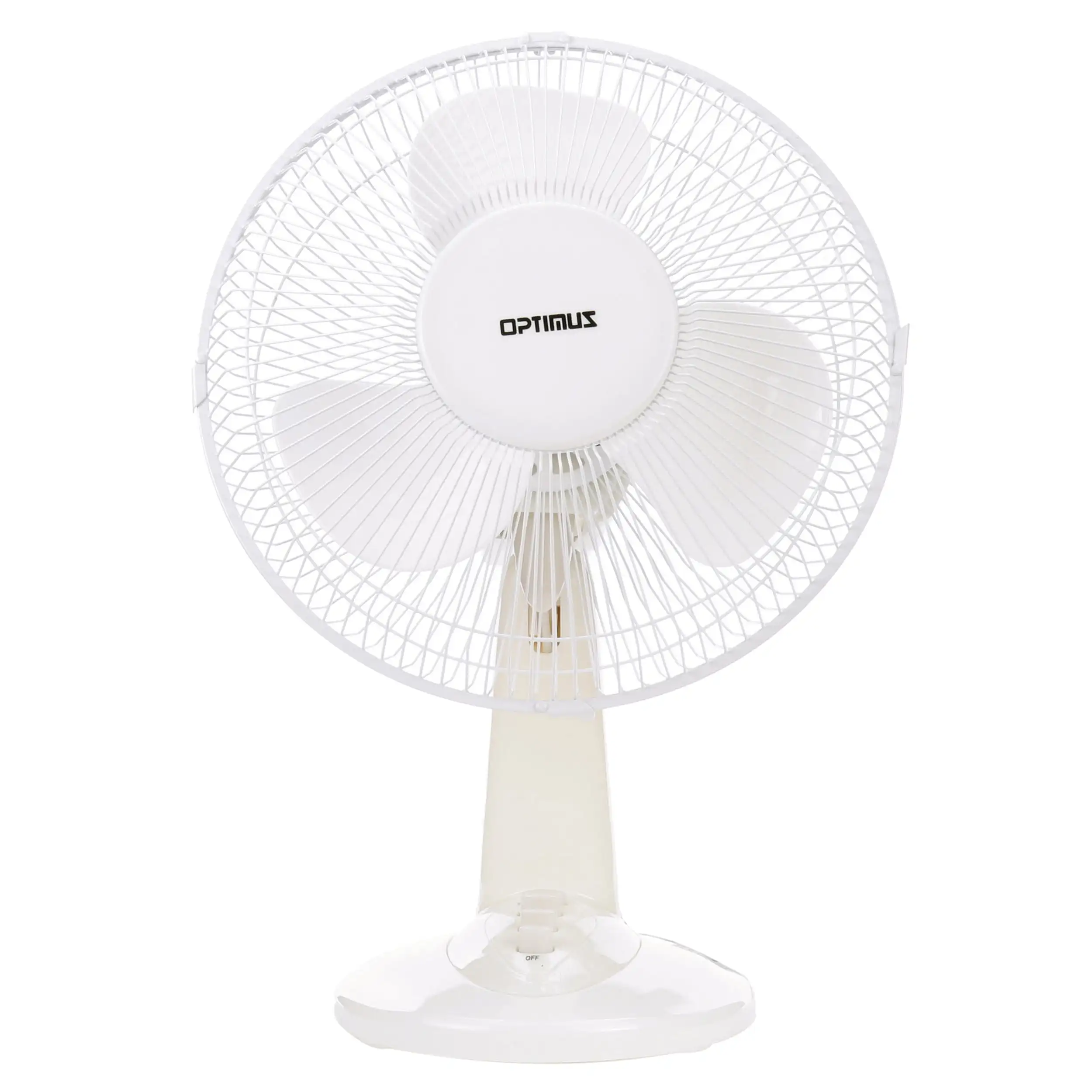 

12 inch Oscillating Table 3-Speed Fan in White