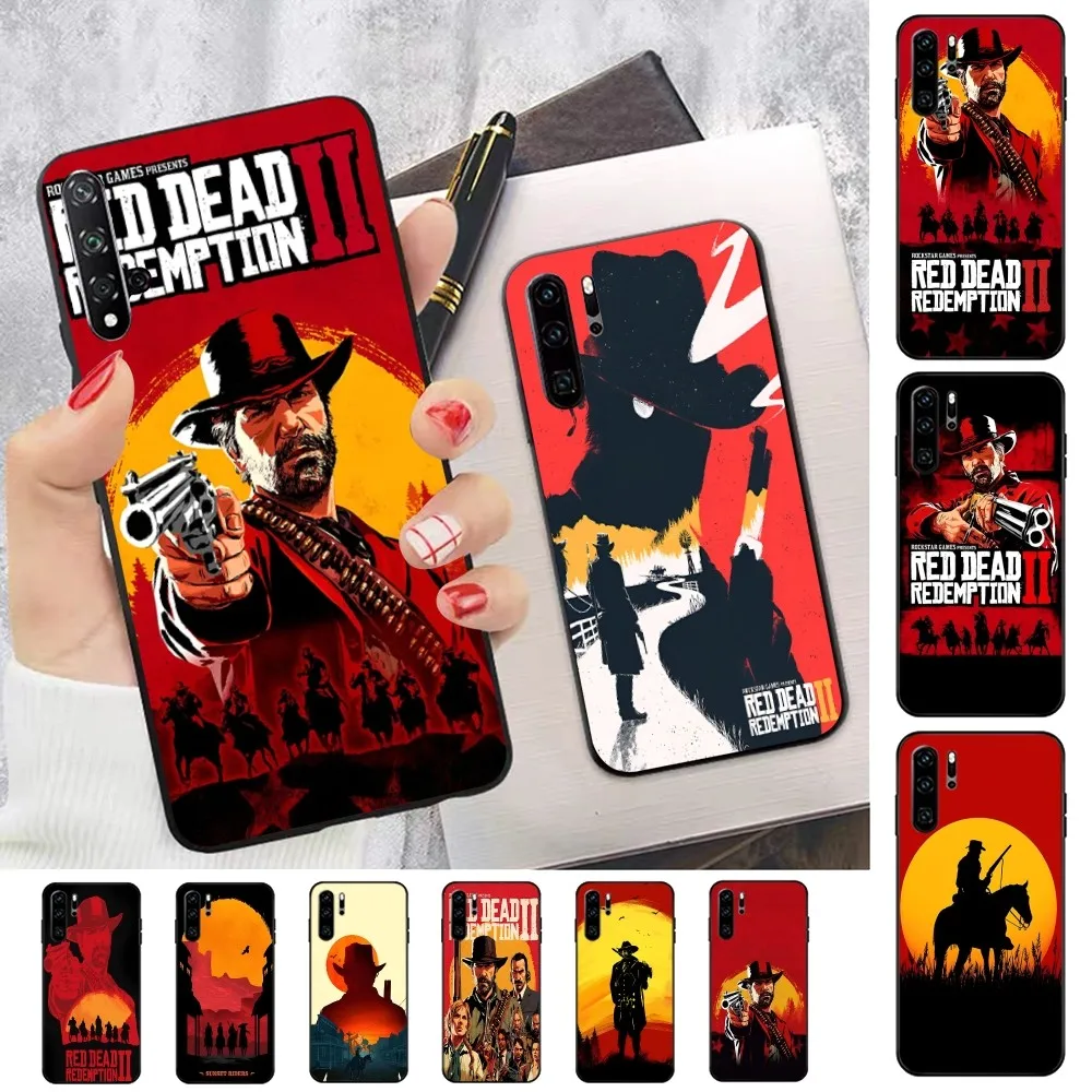 Red Dead R-Redemption RDR 2 Phone Case For Huawei P 8 9 10 20 30 40 50 Pro Lite Psmart Honor 70 Mate 20lite