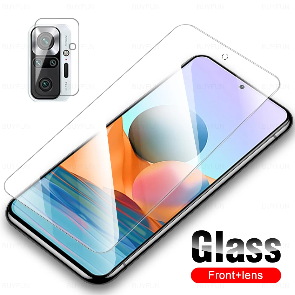 

Защитная пленка 2 в 1 для Xiaomi Redmi 10 Pro, пленка для экрана из закаленного стекла Redmy Note 11 Pro, 11T, Φ 11S, 10S, 9T, 9 Pro Max, 8T, 8 Pro, 7 Pro