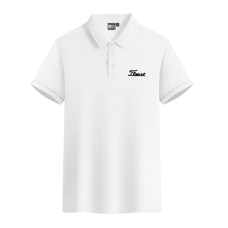 Embroidery Golf Clothing for Men Cotton Golf Shirts Men's Short-sleeved T-shirt Golf Polo Shirt Fashion Casual Golf Ball Jersey