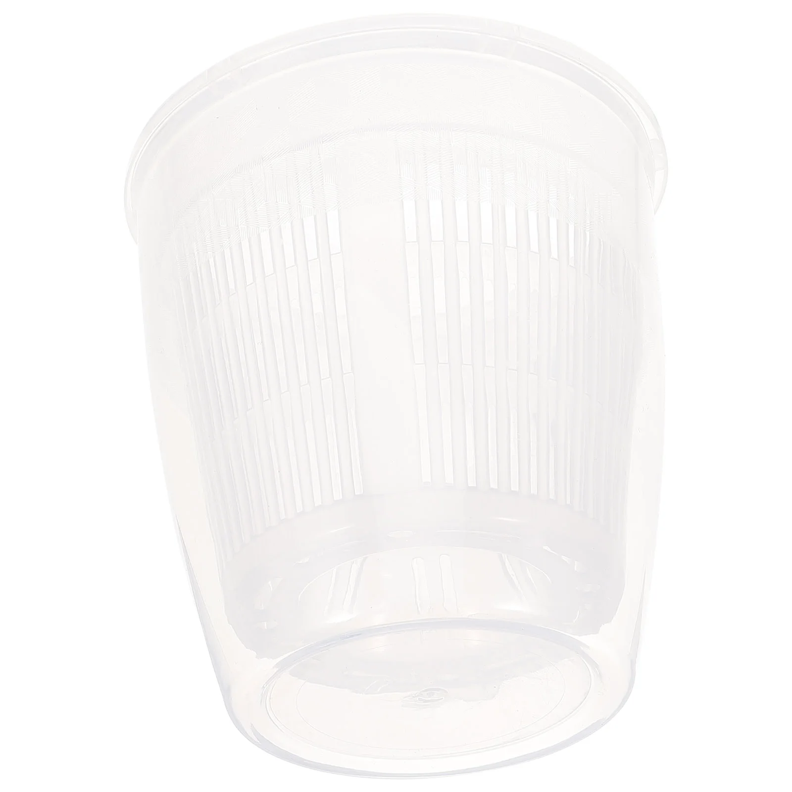 

2 Pcs Orchid Planters Planting Clear Pot Pots Holes Nursery Flower Plastic Flowers Holder Cup Containers