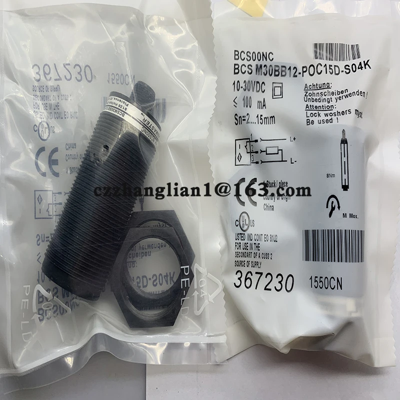 Совершенно новый Бесконтактный переключатель модель BCS M30BBI2-PSC15D-S04K полная