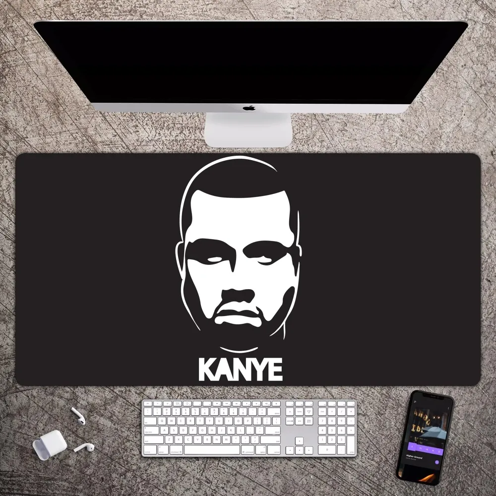 Популярный коврик для мыши Singer Kanye West большой игровой компьютерный геймерский и