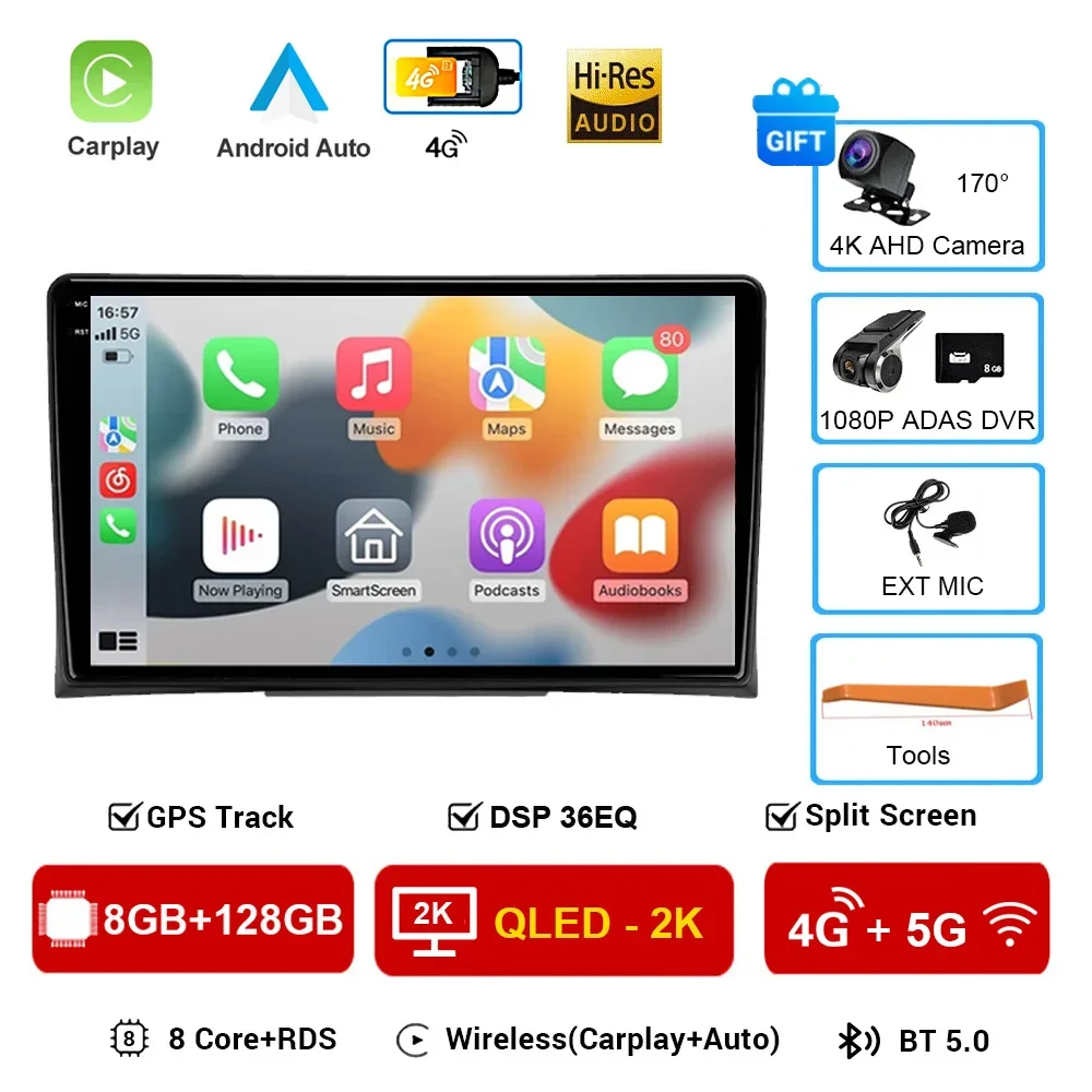 

Android 16 автомобильный Android авто стерео мультимедийный плеер радио для Volkswagen VW Multivan T5 2003-2015 навигация GPS