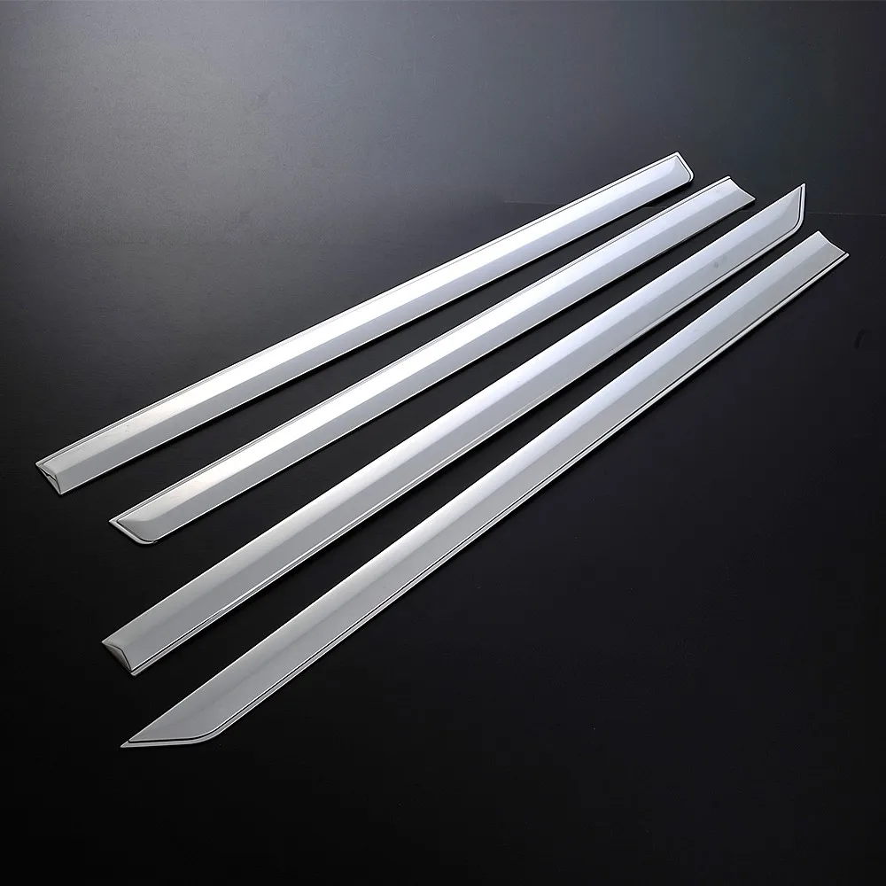 JY 4 шт. SUS304 нержавеющая сталь дверь боковая Нижняя отделка крышка автомобильный