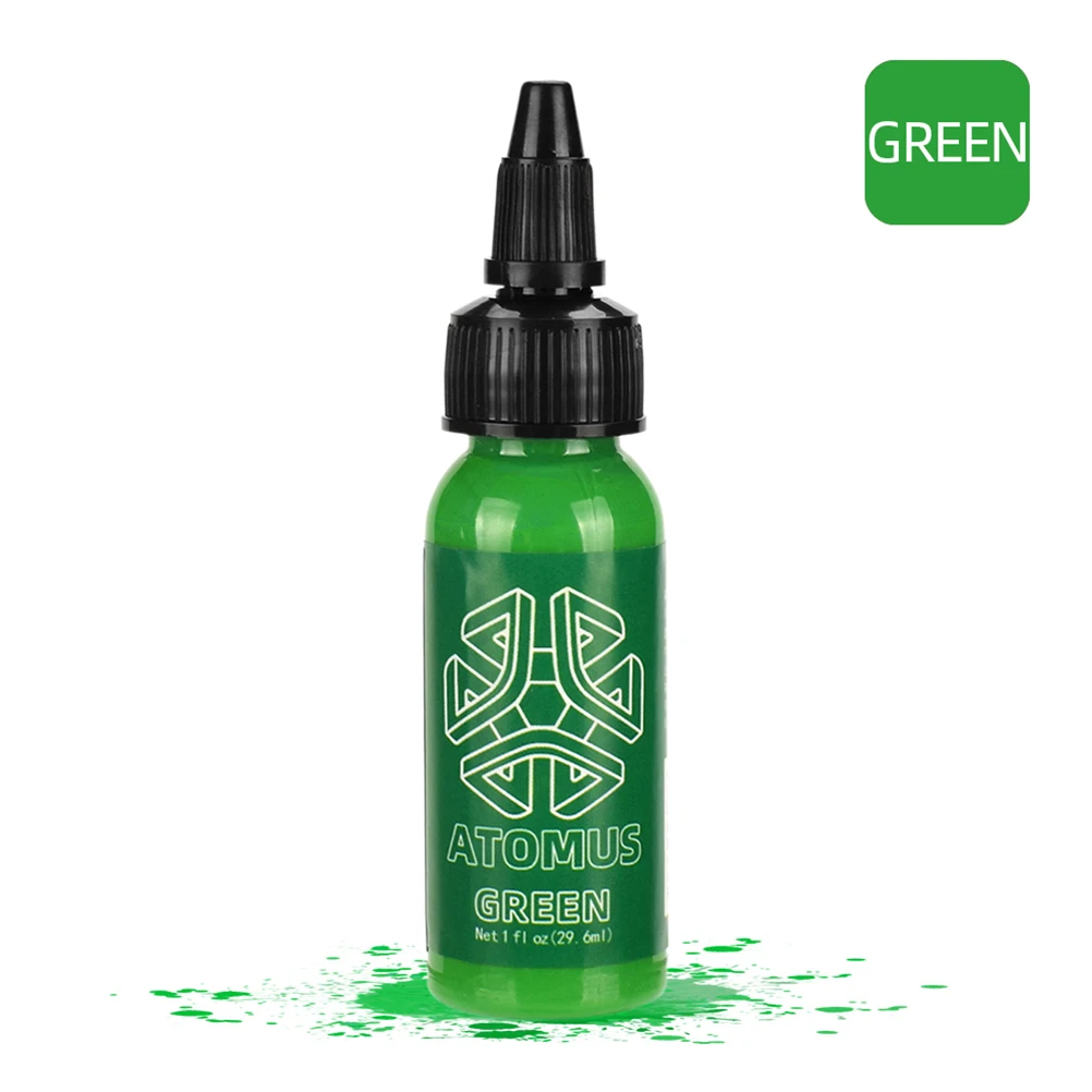 

29.6ml Natural Plant Tattoo Pigment Semi Permanent Makeup Tattoos Ink Pigment For Body Professional Beauty Art Supplies