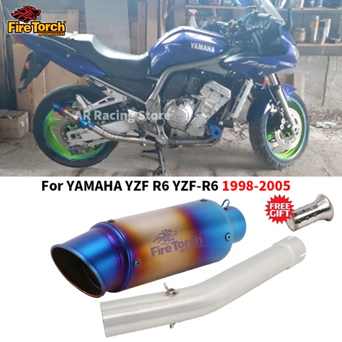 Yamaha r6 глушитель