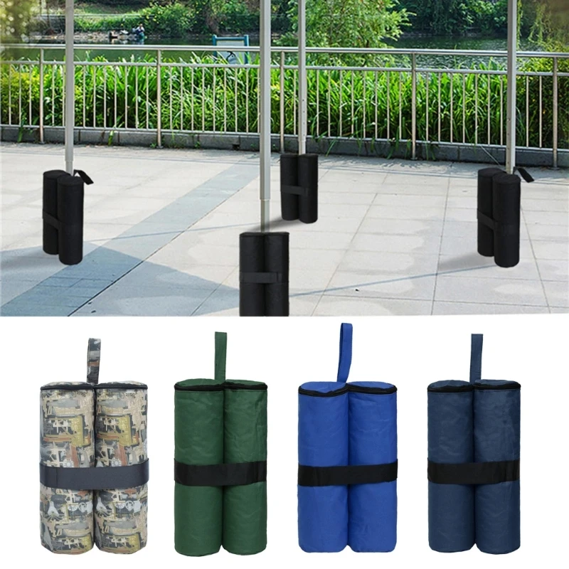 

4Pcs Gazebos Weights Bag Heavy Duty 600D Canopy Tent Weights Bag Sand Bag for Pops-up Canopy Tent Parasols Terraces Tent