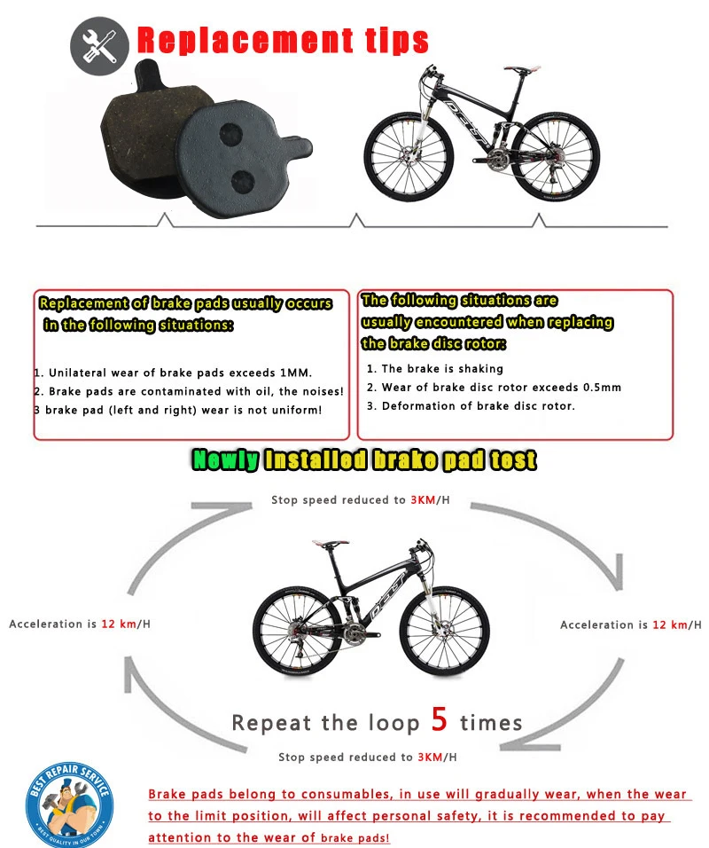 4 пары велосипедных дисковых тормозных колодок для Hayes Sole MX2 MX3 MX4 MX5 GCX GX2