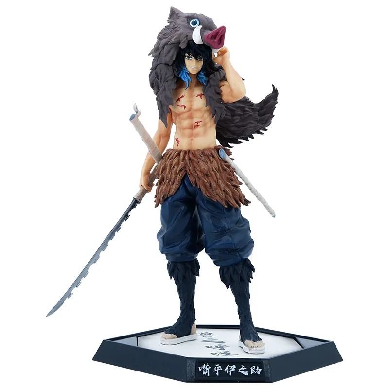 Фото Аниме Demon Slayer Doll Tsugikuni Yoriichi Kokushibo Daki Giyuutarou Hashibira Inosuke Uzui Tengen ПВХ Фигурки Игрушки Подарки №4