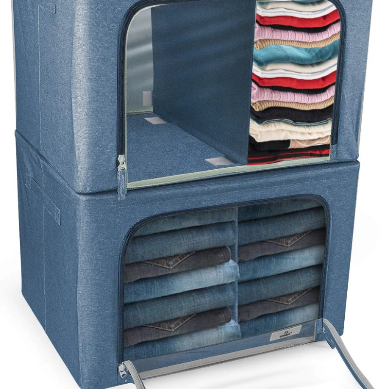 

Storage Bin Set- Two Section Blue