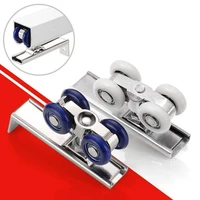 wardrobe furniture accessories hardware wheel runner hanging wheel cabinet nylon pulley door rollers sliding door wheel