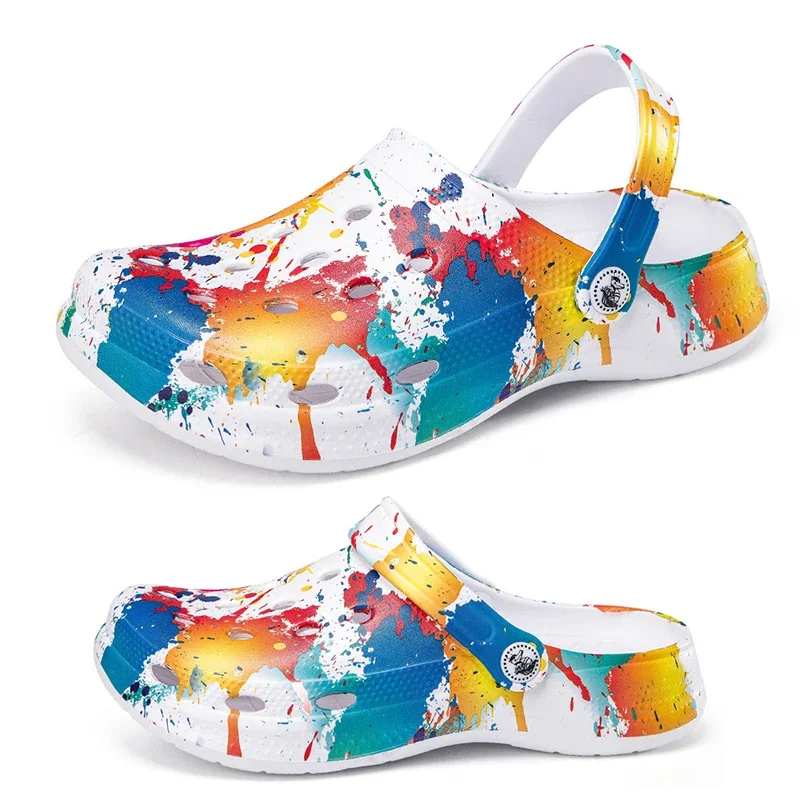 Женские шлепанцы 2024 летняя обувь шеф-повара для мужчин уличные сандалии на