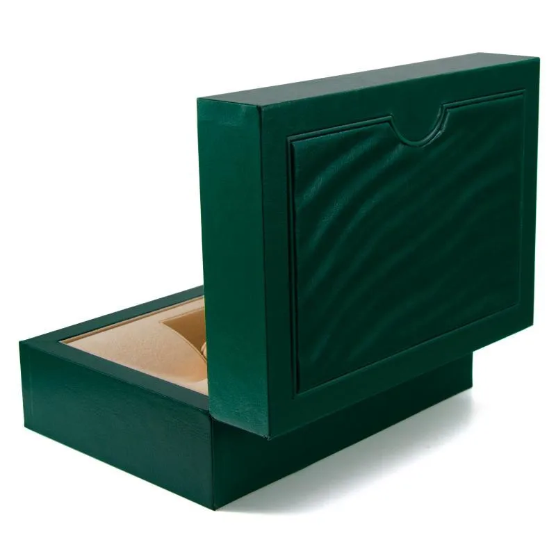 Factory Supplier Luxury Brand Green Watch Box with Papers Cards and Bags Rolexable One-to-One Replication Super Quality