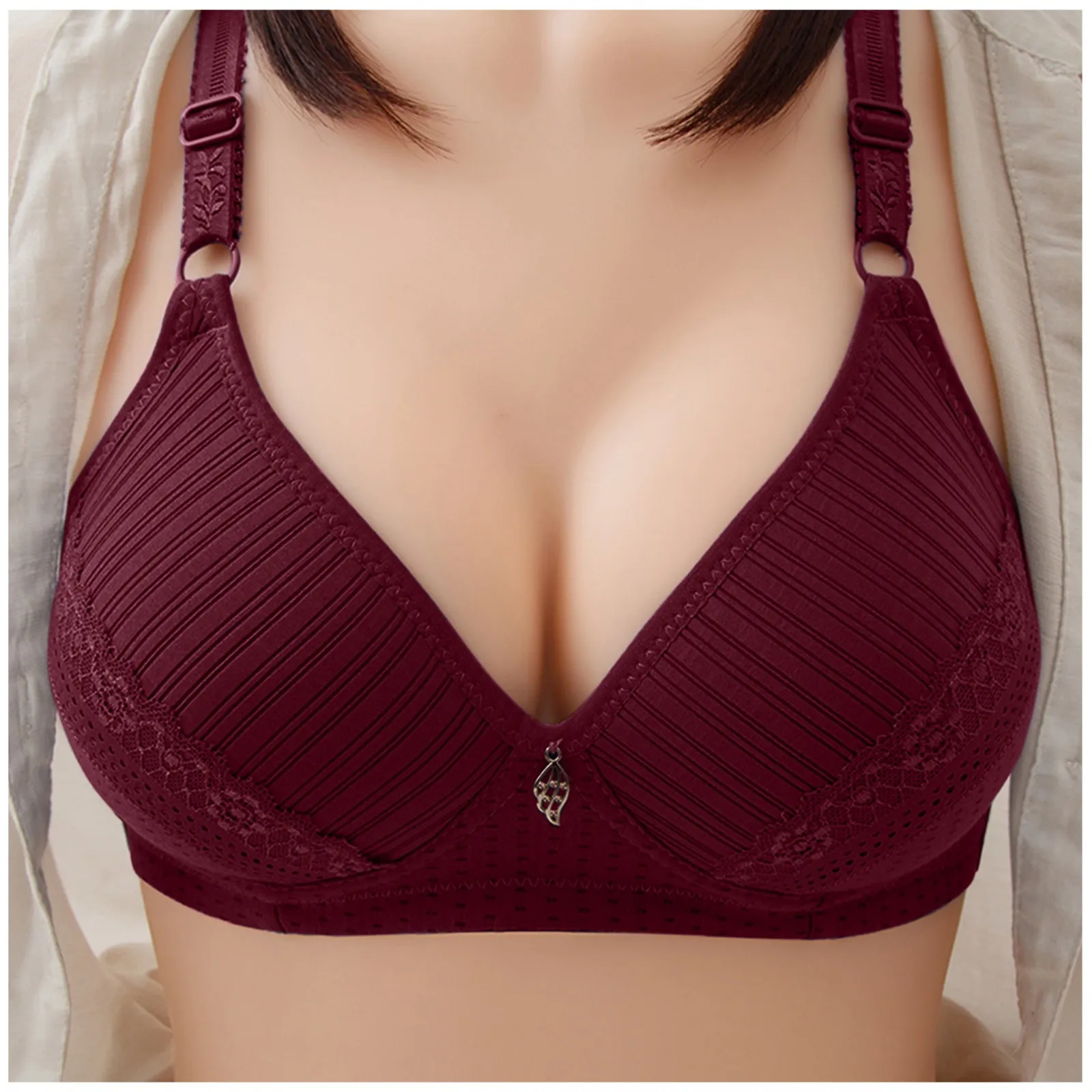 

Women Bras solid Lace Unwired Bra Comfort Bra Plus Size Thin Girls Tube Tops Underwear Soutien Gorge Females Brassiere Halter