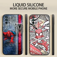 marvels spider man phone case for xiaomi redmi 9 9i 9t 9at 9a 9c coque shell unisex smartphone carcasa funda protective