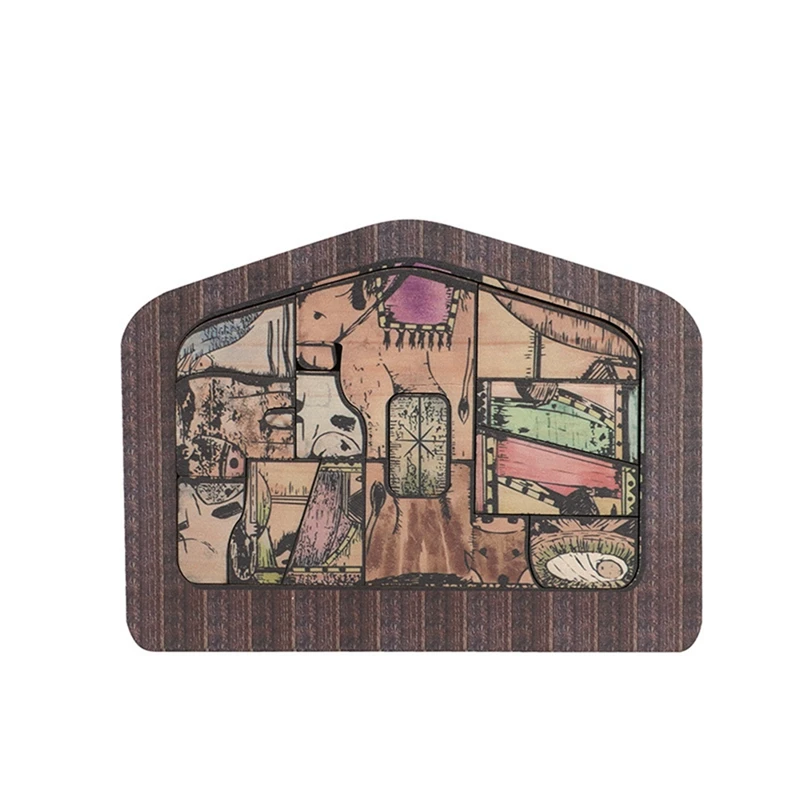 

Деревянные головоломки с Иисусом и деревянным дизайном, пазл для взрослых и детей, настольные фигурки, S