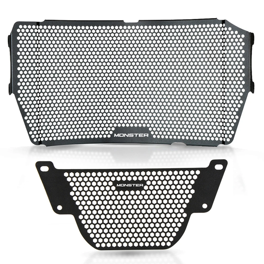 

Motorcycle Radiator Grille Guard Cover And Oil Cooler Guard For Ducati Monster 1200 1200S 1200R 2013-2021 2017 2018 2019 2020