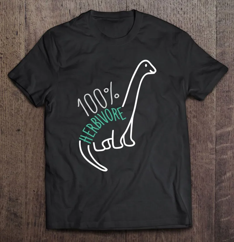 

100 травяная веганская футболка, Забавный милый динозавр, женская одежда, необходимая детская одежда, рубашки в Корейском стиле для мужчин