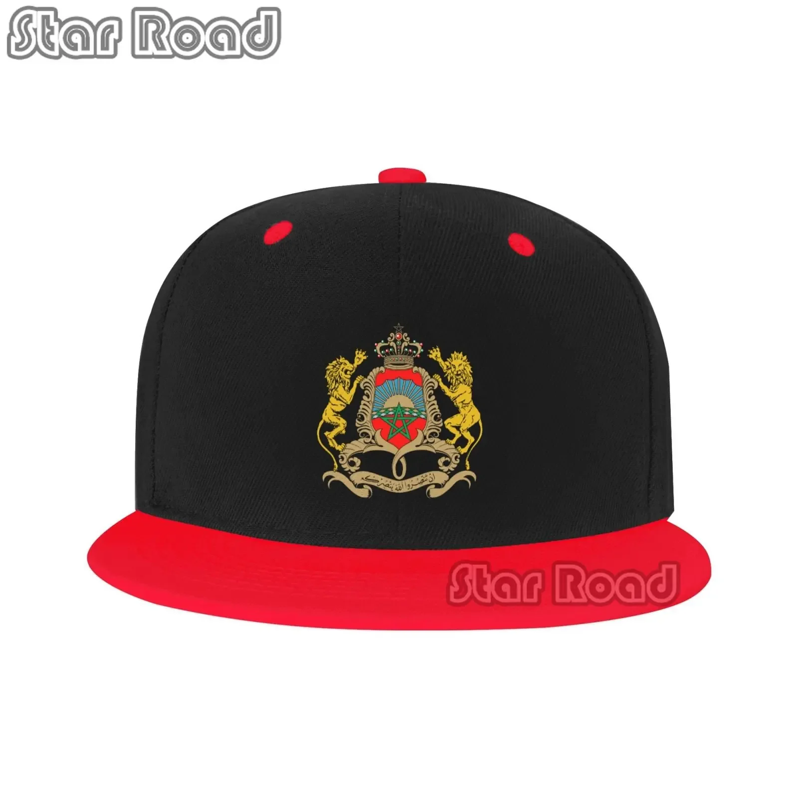 Бейсболка с флагом Марокко Регулируемая Кепка от солнца для мужчин и женщин