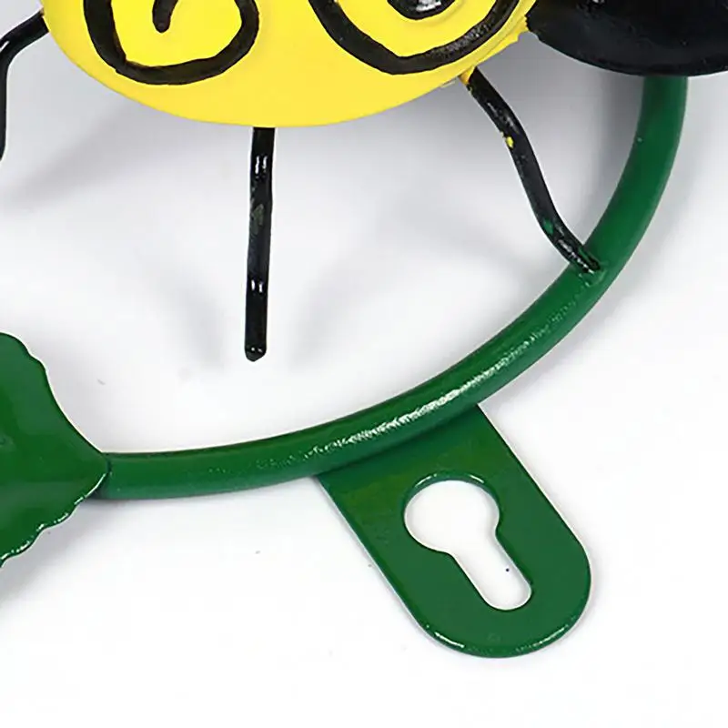 Милый металлический декор на стену с пчелами и Божьими коровками декоративные