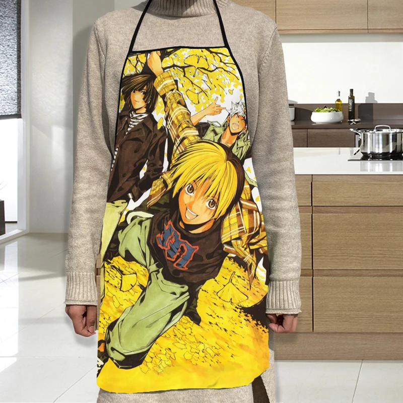 

Hikaru no Go Apron Oxford Cloth Waterproof Men/Women Kitchen Apron Household Cleaning For Home And Kitchen Accessories