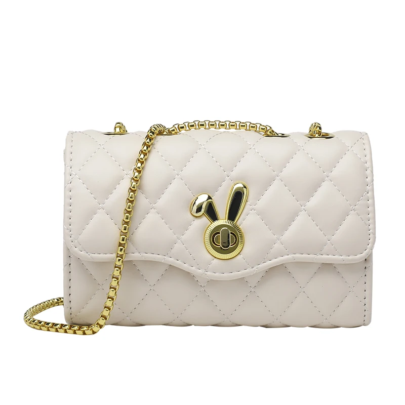 

Bags For Women Square Diamond Patterned Leather Summer Chain Women's Shoulder Crossbody Tote Bag Sac A Mains Bolso Mujer