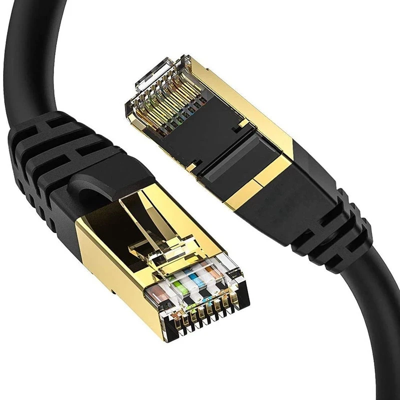

Высокоскоростной сетевой кабель Cat8, 26AWG, 40 Гбит/с, 2000 МГц, с позолоченным разъемом RJ45, 5 м, 10 м, 20 м, 30 м