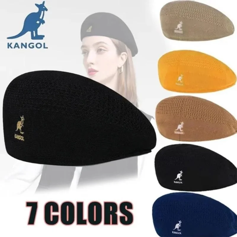 

KANGOL Beret Mesh Peaked Cap Men and Women Spring and Summer Thin Cap Breathable Quick-drying Outdoor Hat