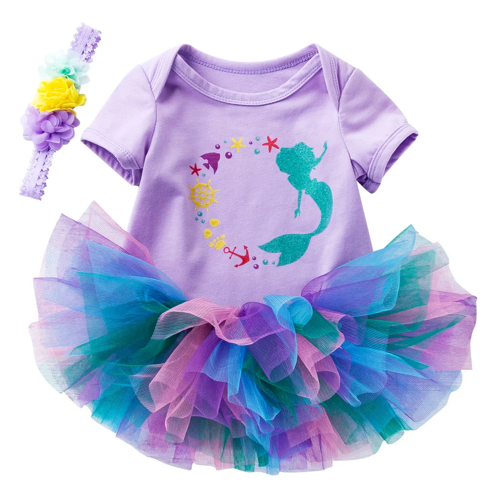 

Girls Tutu Skirts Baby Clothing Set Cotton Short Sleeve Romper Newborn Toddler Clothing Outfit Set 3pcs/set Dance Costumes