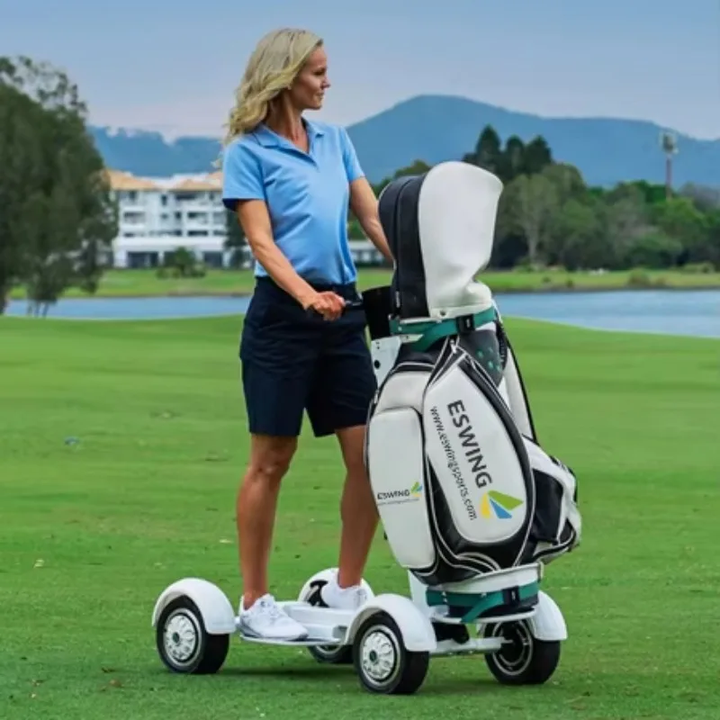 Фото Электрический гольф-кар Golf Skate Caddy, максимальная нагрузка 150 кг, 4-колесный электрический гольф-кар для продажи №1