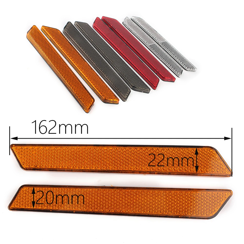 

Motorcycle Accessories Hard Saddlebag Guard Latch Covers ABS Reflector Strip For Harley Touring Road King Road Street Glide 2014