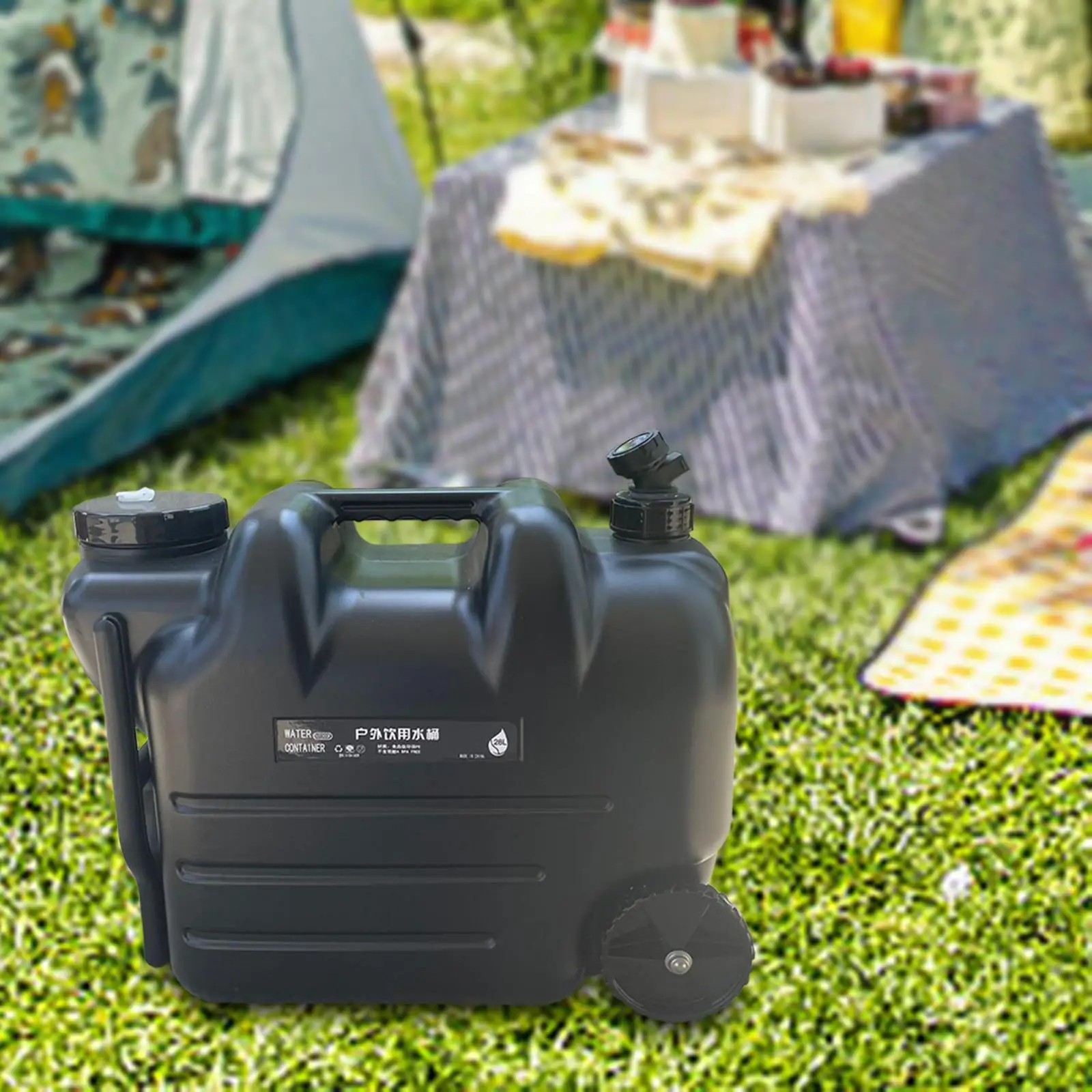 Контейнер для воды с патрубком и винтовой крышкой напитков Резервуар Большой