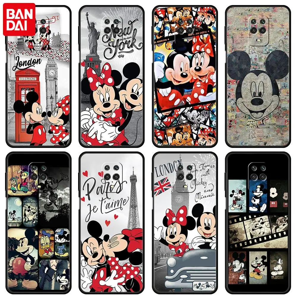 

Disney Minnie Mouse Case For Xiaomi Redmi Note 10 11 Pro 10S 11S 7 8 9 Pro 8T 9T 9S 11E Pro 5G Soft Phone Cover Shell Coque