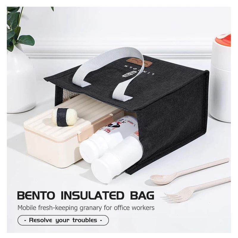 Автомобильный термобокс для обеда изолированная сумка-бенто сумка хранения Lincoln