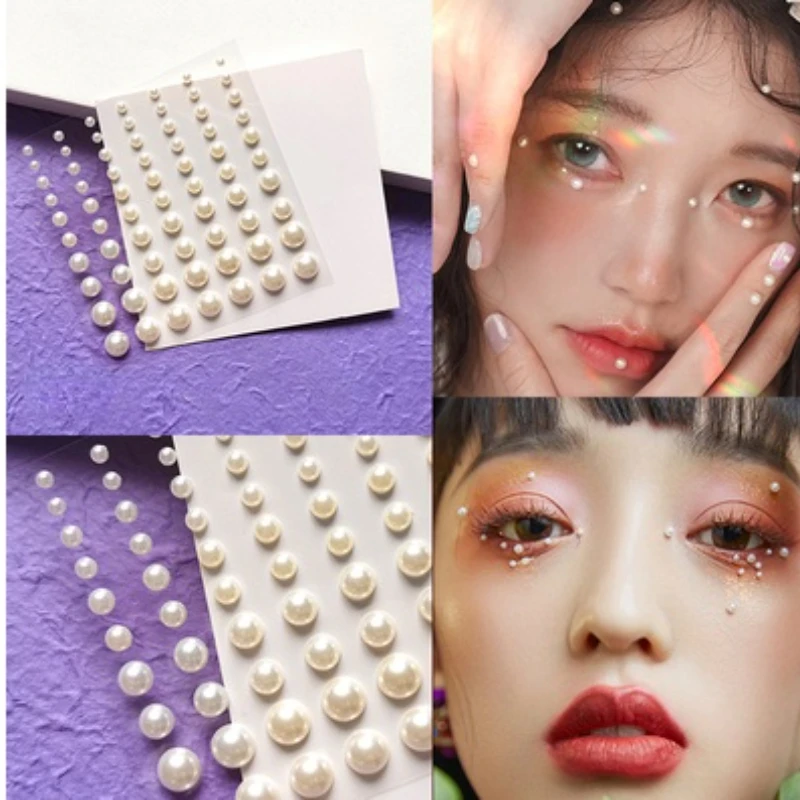 

1 pcs Glitter Diamond Eyeliner Eyeshadow Face Rhinestone Stickers Jewelry Eyes Makeup Stage Party Makeup Crystal Tattoo Stickers