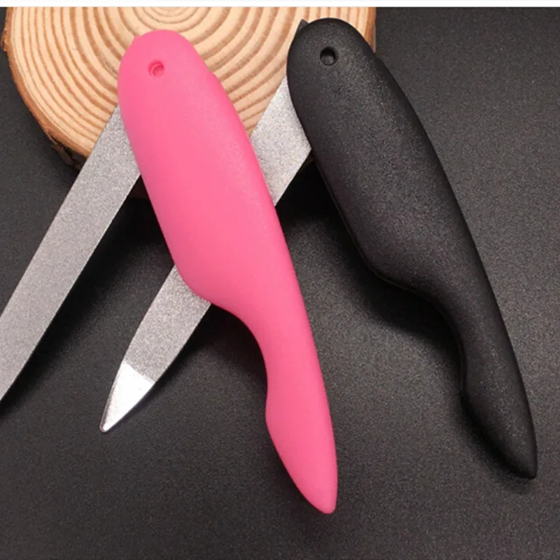 

Пилка для ногтей длиной 7,4 см, металлическая складная пилка из нержавеющей стали, пилочка для кутикулы, инструмент для дизайна ногтей, пилочка для маникюра