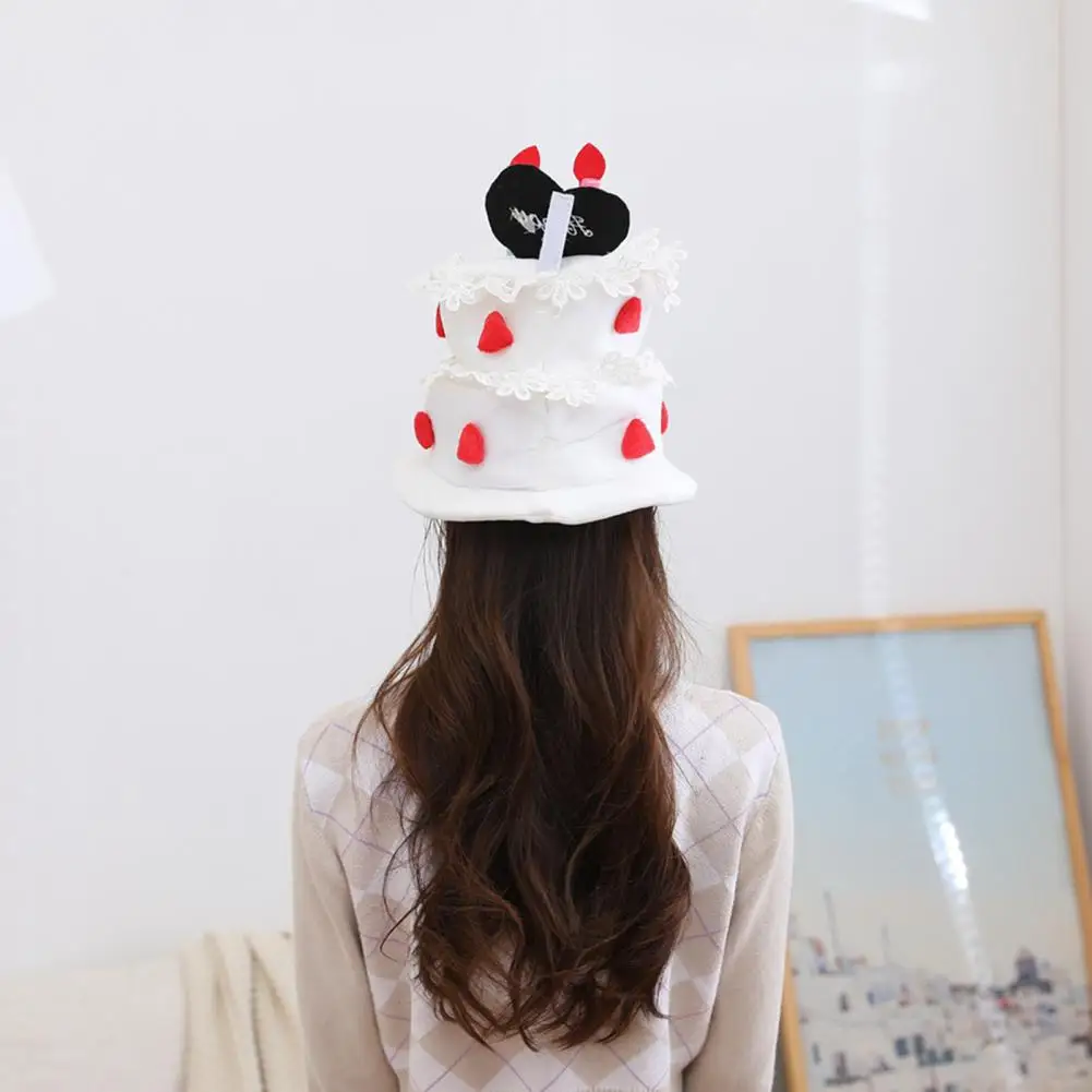 

Изысканная Очаровательная мягкая мультяшная плюшевая шляпа костюм на день рождения реквизит для фотосъемки головной убор на день рождения