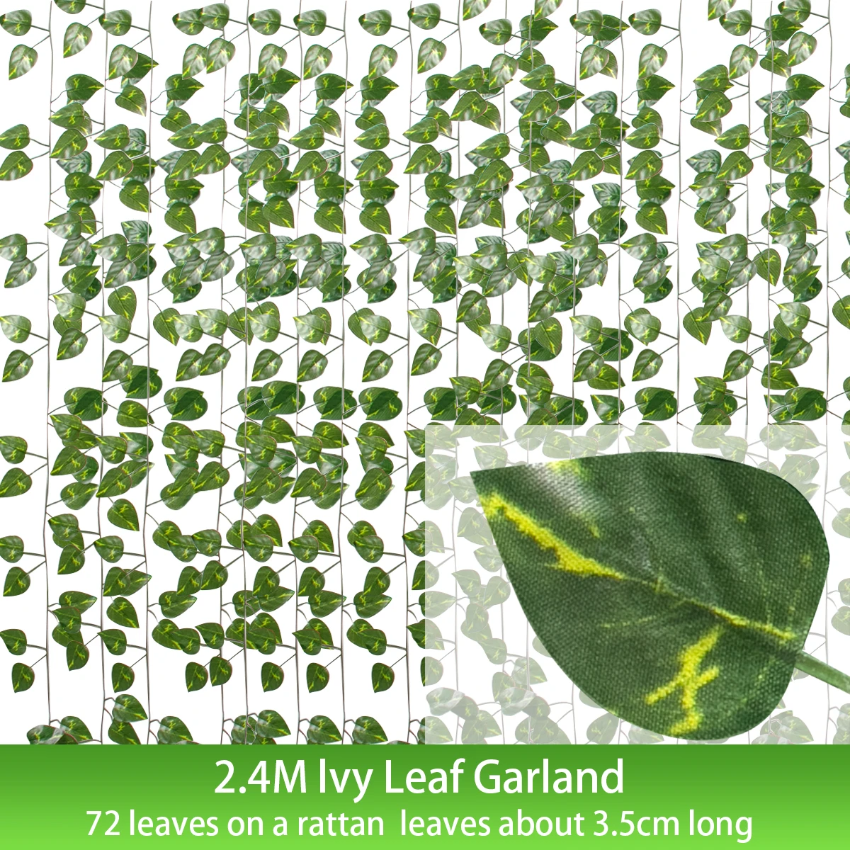 

Искусственный венок из ротанга