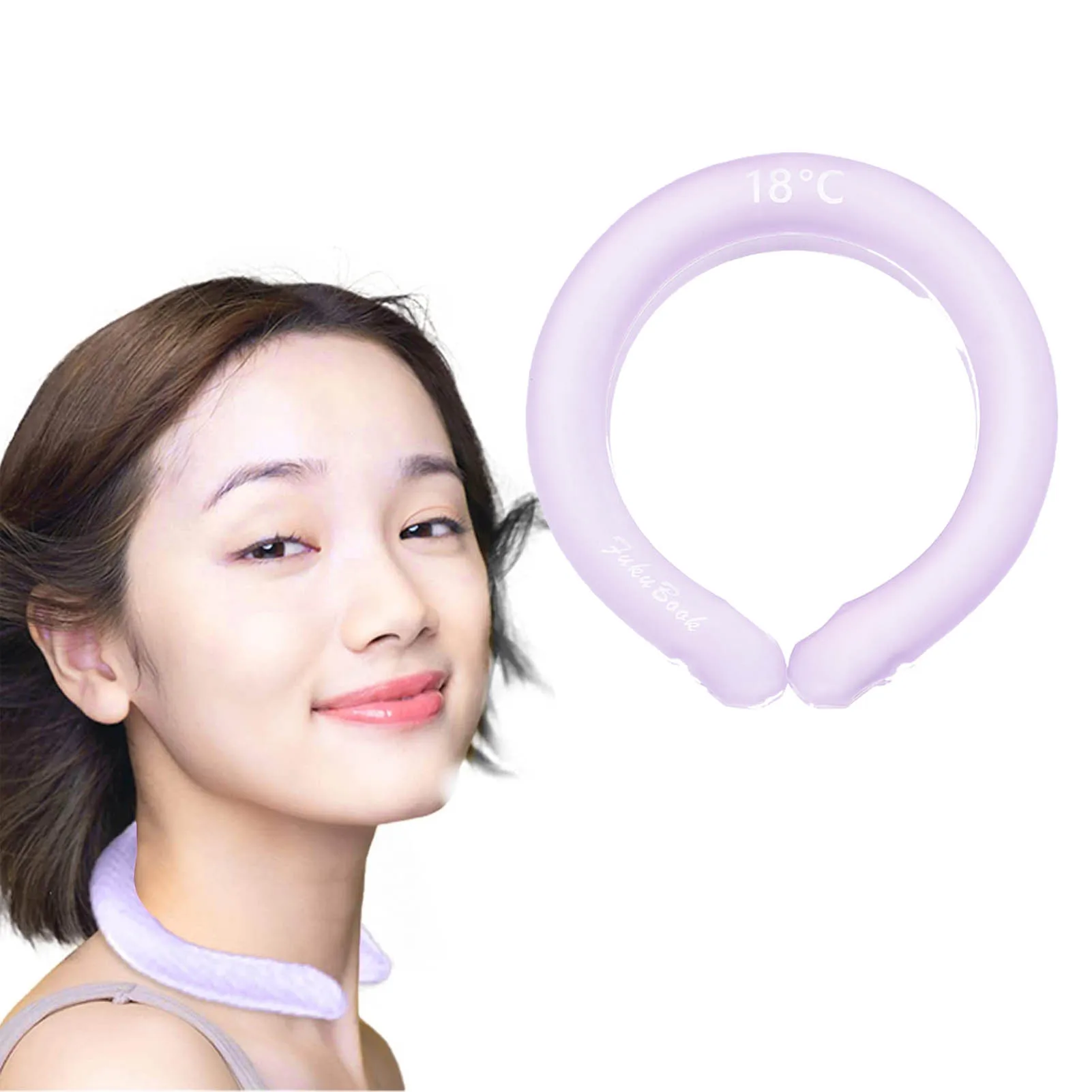 

Cooling Neck Wraps RingHeatstroke Prevention Ice Cushion Tube Outdoor Sports Cold Neck Ring Ice Cushion Pillow Outdoor Sports
