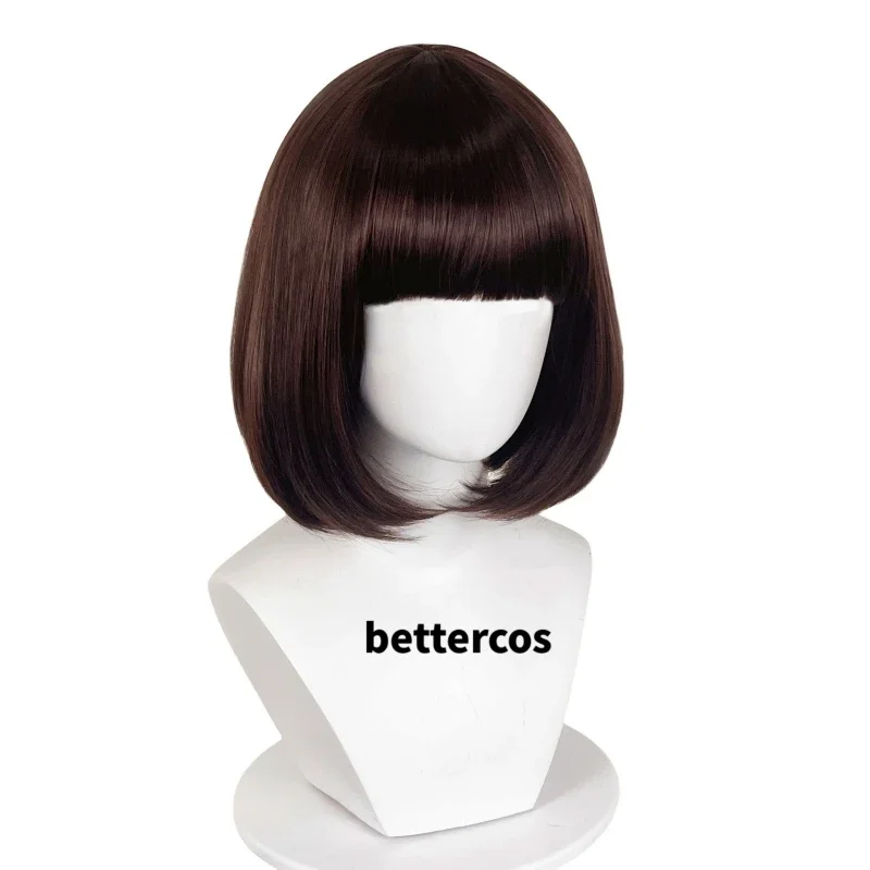 Парик для косплея из аниме Акико йосано термостойкий короткая заколка-бабочка